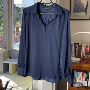 Banana Republic Deep Blue Blouse